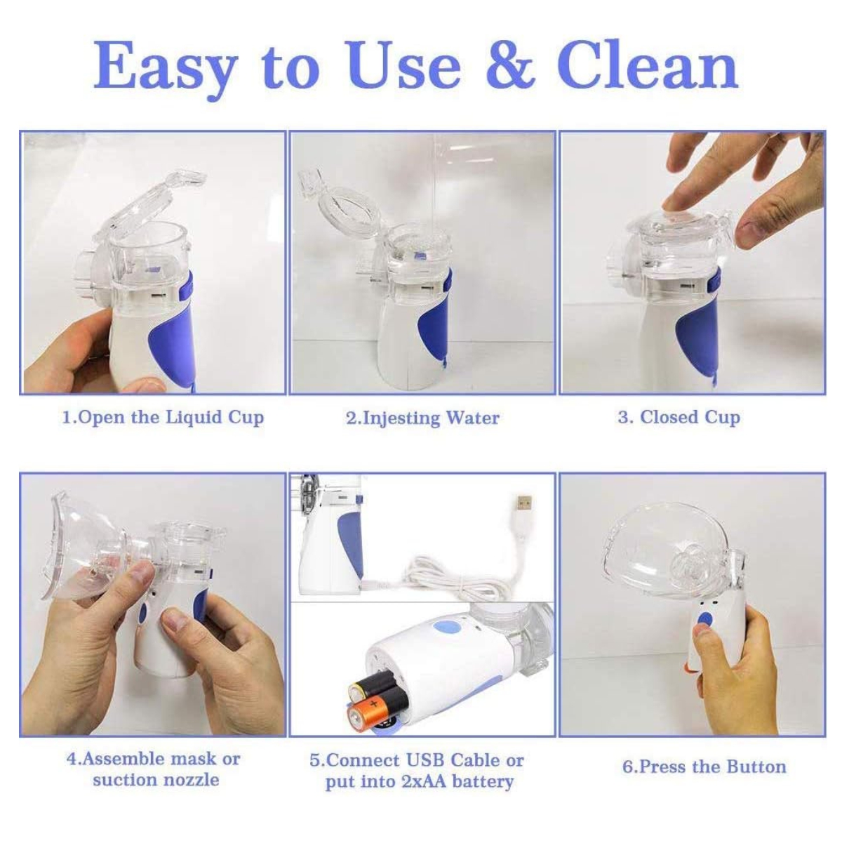 nebulizador Inhalador para adultos niños